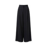 Pantaloni donna a gamba larga fluida