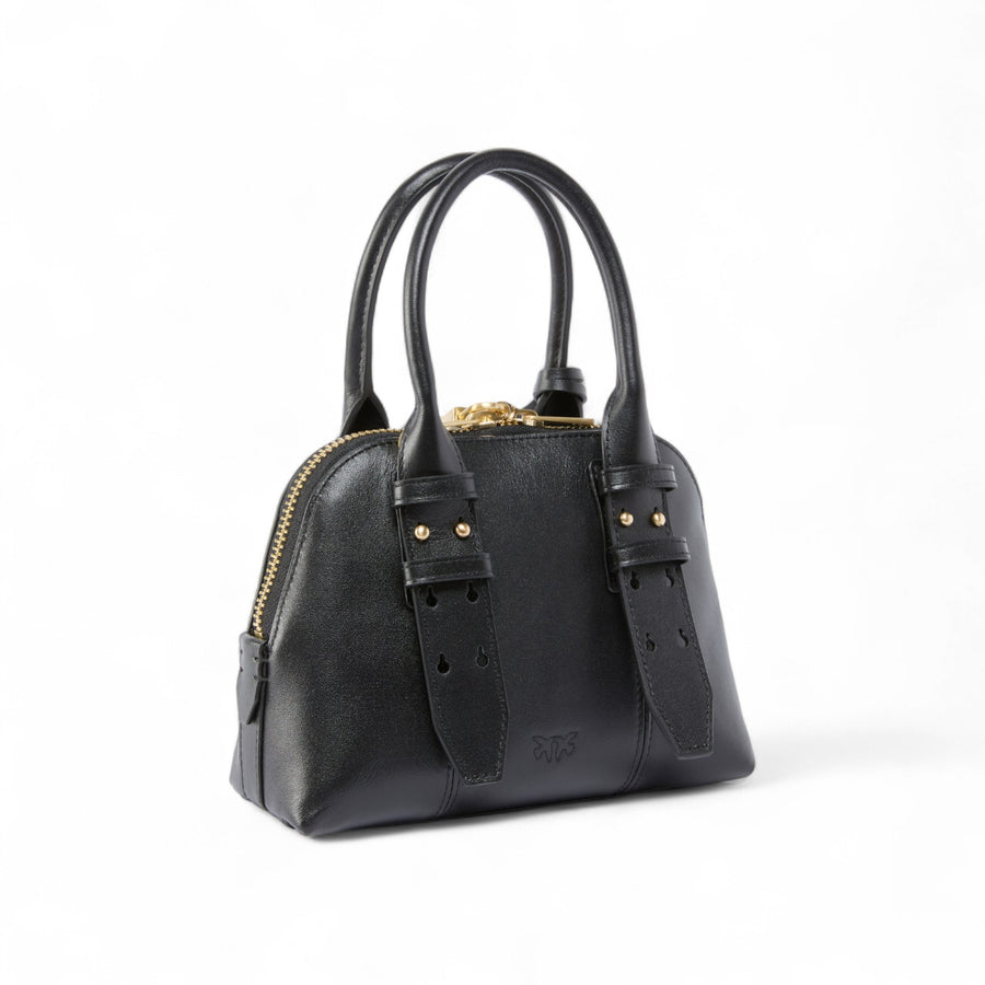 Borsa donna bowling a mano Mini Escape Bag in pelle