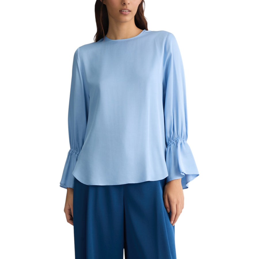 Blusa donna in raso