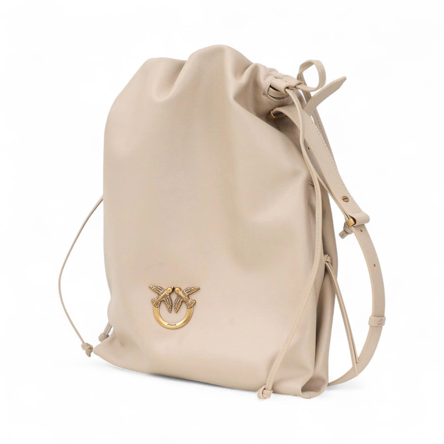 Borsa donna a spalla Slouchy Bag beige