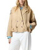 Trench donna  corto doppiopetto