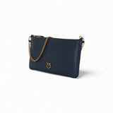 Horizontal Flat Bag in pelle