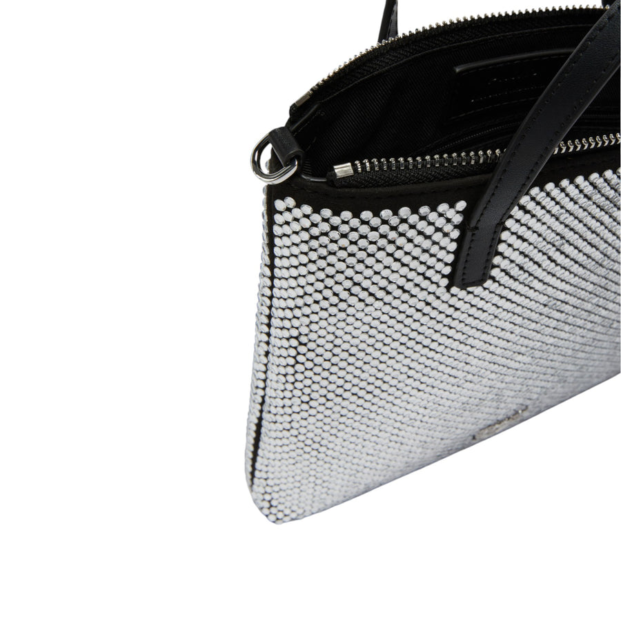 Piccola donna borsa shopper strass gioiello con tracolla