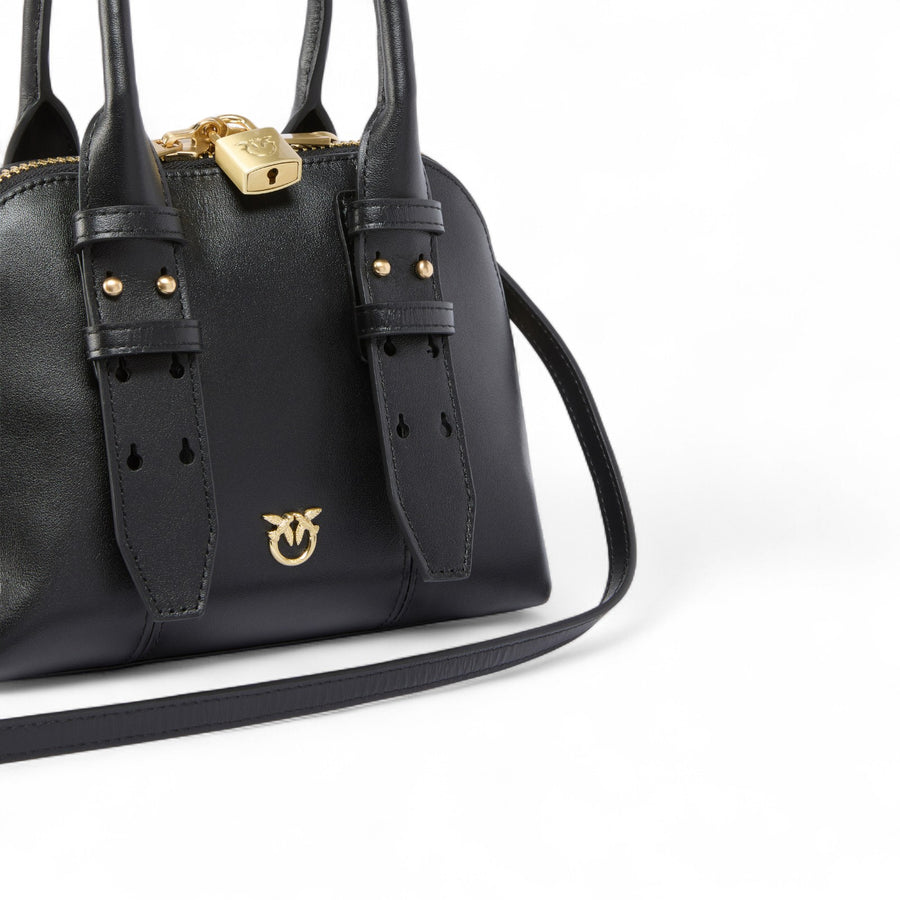 Borsa donna bowling a mano Mini Escape Bag in pelle