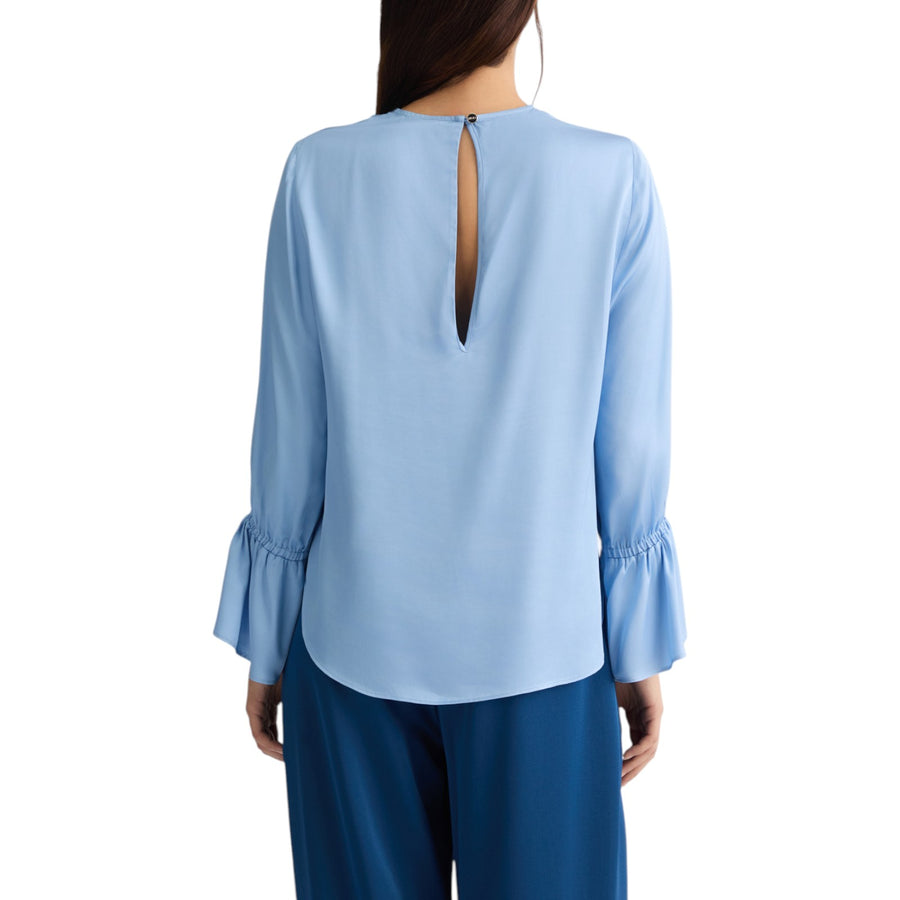 Blusa donna in raso