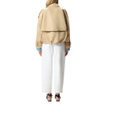 Trench donna  corto doppiopetto