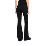 Pantaloni donna flare con cintura