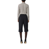 Camicia donna in georgette stampata con cravatta