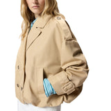 Trench donna  corto doppiopetto