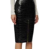 Gonna donna con texture stampa cocco