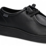 Mocassini uomo stringati in pelle