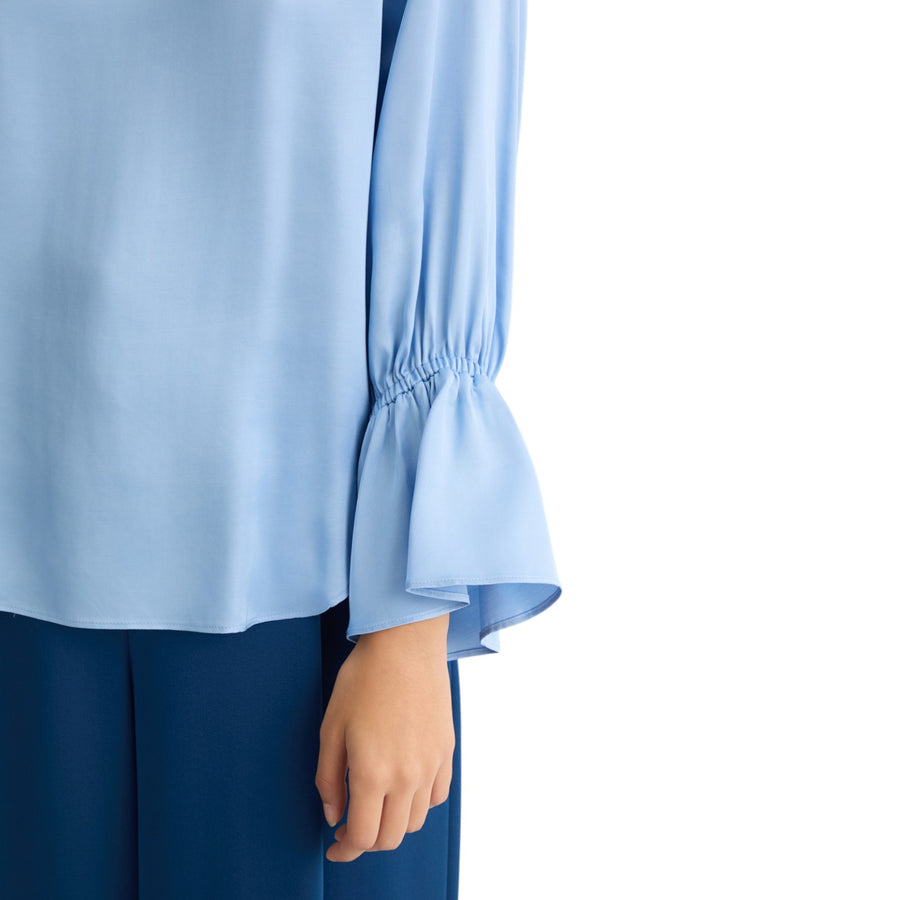 Blusa donna in raso