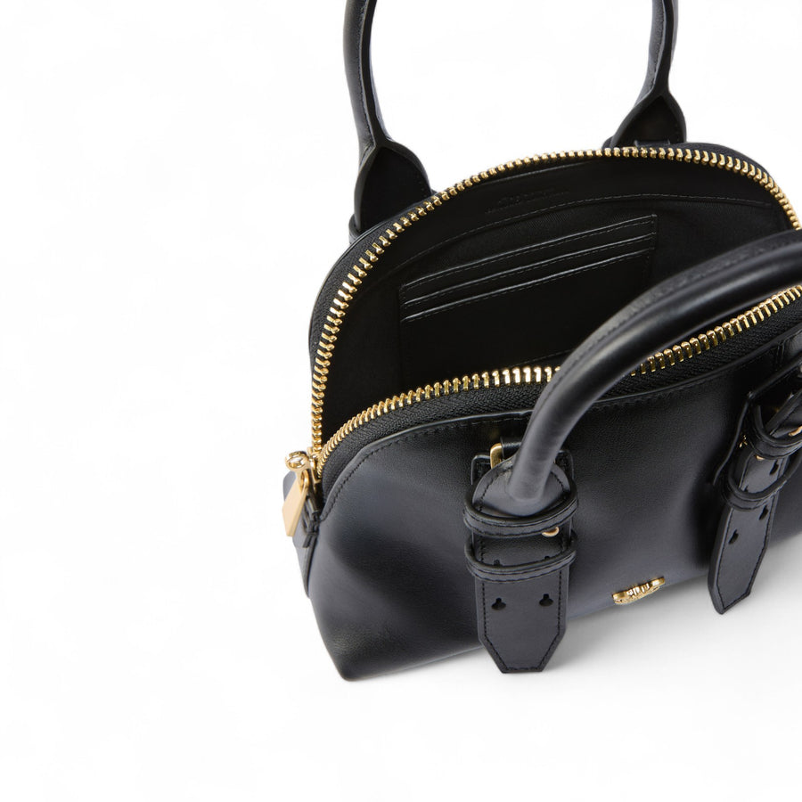 Borsa donna bowling a mano Mini Escape Bag in pelle