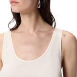Top donna canotta in seta sand wash
