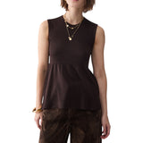 Top donna in maglia lamé