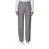 Pantaloni donna straight check