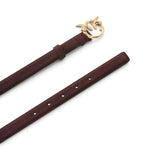 Cintura donna in suede con fibbia Love Birds 2 cm