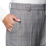 Pantaloni donna straight check
