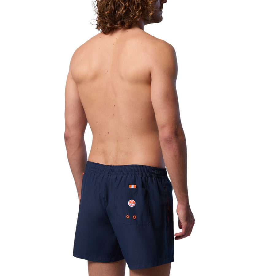 Boxer mare uomo con stampa verticale