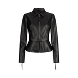 Giacca donna in tessuto spalmato