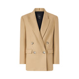 Giacca donna doppiopetto in misto lana