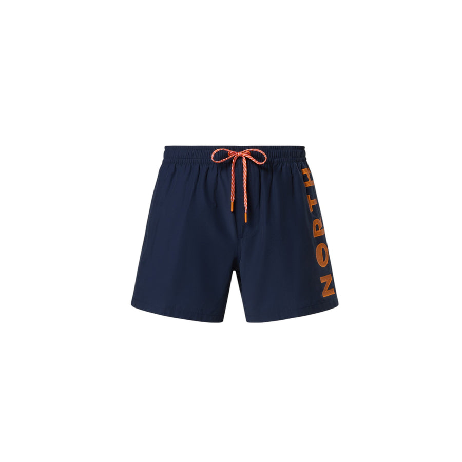 Boxer mare uomo con stampa verticale