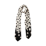 Foulard donna con stampa a pois