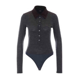 Body donna a maniche lunghe Rubesco
