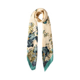 Foulard donna con stampa floreale