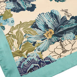 Foulard donna con stampa floreale