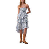 Abito donna bustier asimmetrico