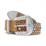 Cintura donna con borchie smaltate