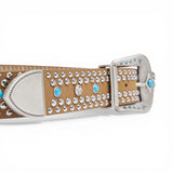 Cintura donna con borchie smaltate
