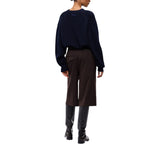 Bermuda donna in misto lana stretch