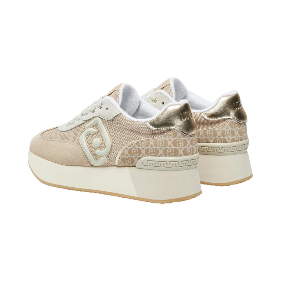 Sneakers donna monogram e brighty mesh