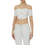 Top donna in maglia
