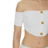 Top donna in maglia