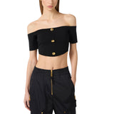 Top donna in maglia