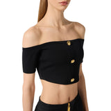 Top donna in maglia