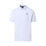 Polo uomo con patch logo