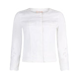 Giacca donna con ricamo sangallo