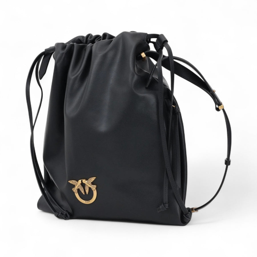 Borsa donna a spalla Slouchy Bag nera