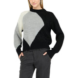 Maglione donna in lana con intarsi