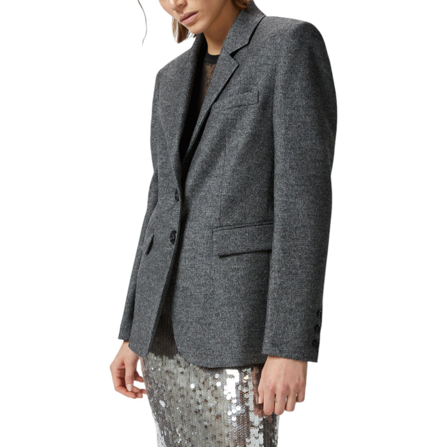 Blazer donna in flanella fantasia sale e pepe