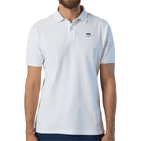 Polo uomo con patch logo