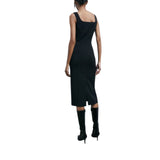 Abito donna midi "ESSENTIAL" in crêpe