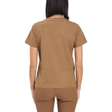 T-shirt donna con ricamo logo Love Birds in cristalli