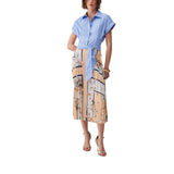 Abito donna midi plissettato