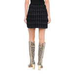 Minigonna donna in misto lana