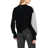 Maglione donna in lana con intarsi